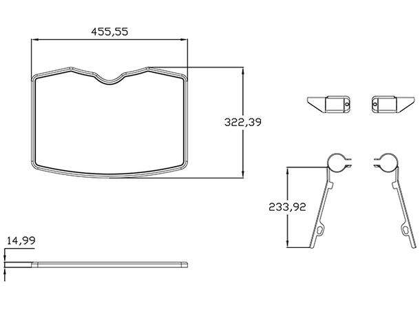 Multibrackets M Public Floorstand Basic 150 gulvstativ med hjul